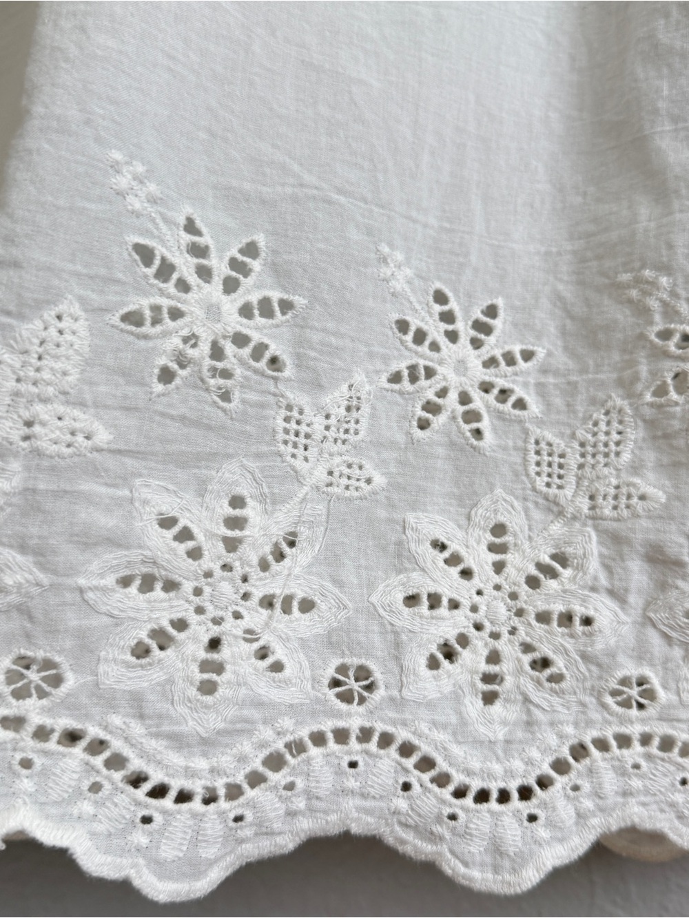 Japanese Brand Edwardian Style White Eyelet Cotton Dress Slip 
Cottagecore - Picture 2 of 7